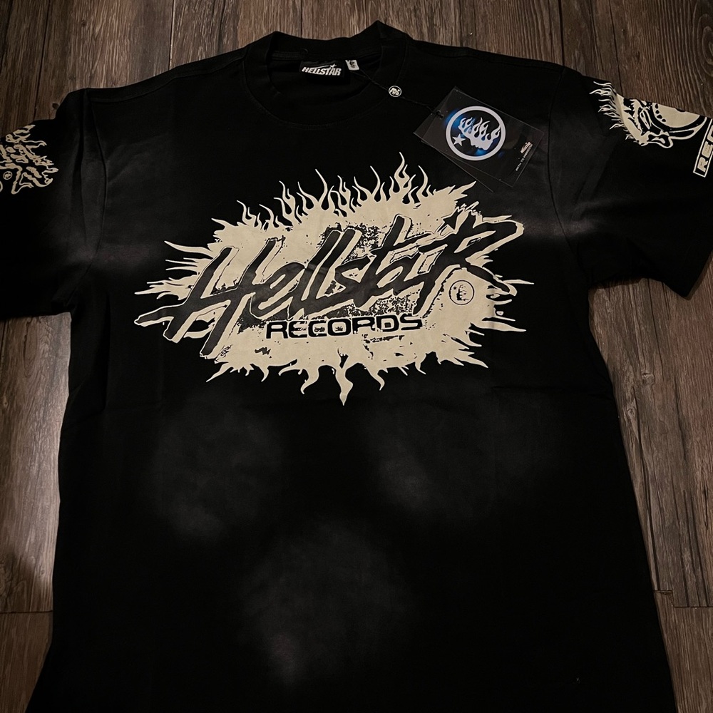 Black Hellstar Graphic Shirt Size M Brand New